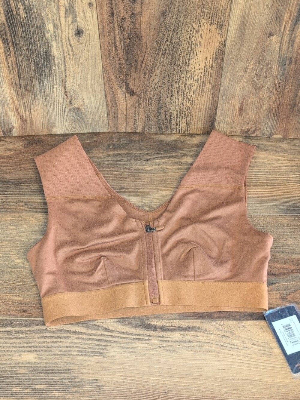 Copper Life by Tommie Copper Shoulder Support Zipper Compression Bra L NWT 851A - Picture 2 of 4